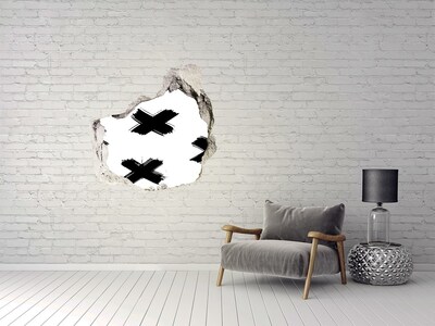 Fototapeta dziura na ścianę Stylowa dziura w ścianie