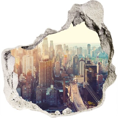 Fototapeta dziura na ścianę Widok z dziury w murze