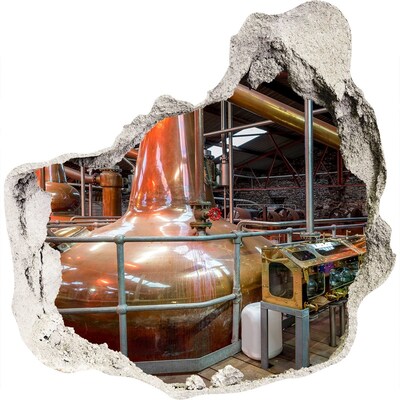 Fototapeta dziura na ścianę 3d Wnętrze destylarni whisky