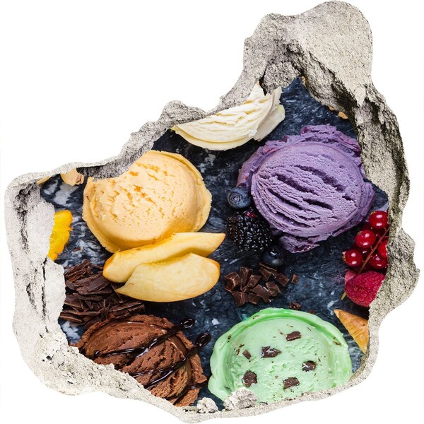 Naklejka dziura na ścianę Lodowe szaleństwo