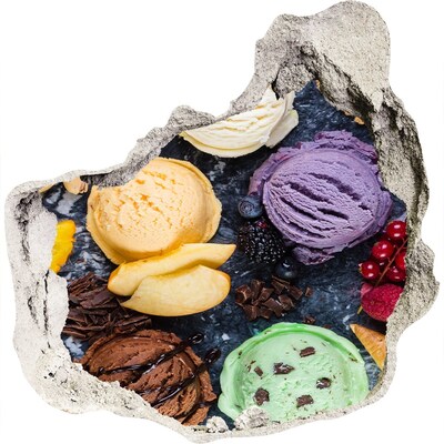 Naklejka dziura na ścianę Lodowe szaleństwo