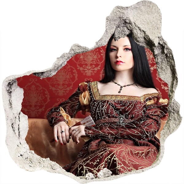 trapfolie Prinses in de ruïnes