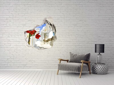 trapstickers mozaiek De charmante straatjes van Griekenland