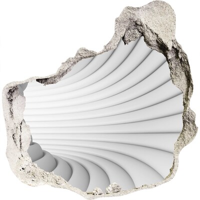 trapstickers mozaiek De illusie van 3D-ruimte