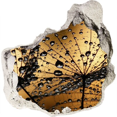 tegelstickers Druppels op de bladeren