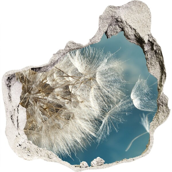 trapstickers mozaiek Paardenbloemen tegen de hemel