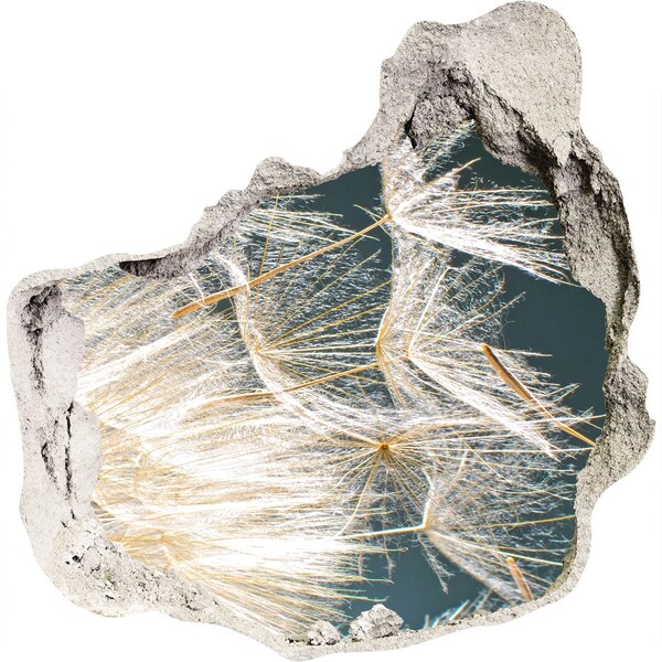 Samoprzylepna naklejka Kwiatowy krajobraz za dziurą