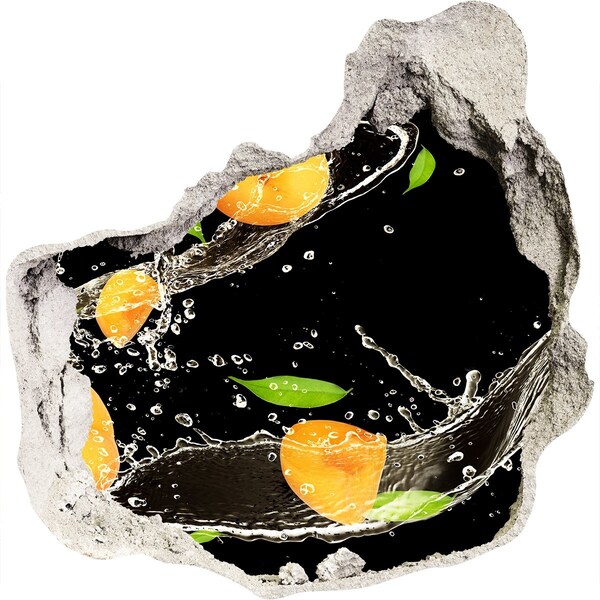 tegelstickers keuken Fruitwaterval in een gat in de muur