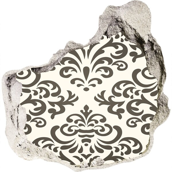 zelfklevende trapfolie Een elegant patroon op de muur