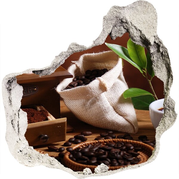 trapstickers natuur Koffie drinken in het comfort van je eigen huis.