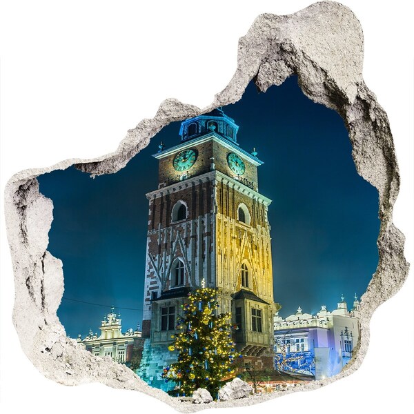 trapstickers natuur Klokkentoren in Krakau