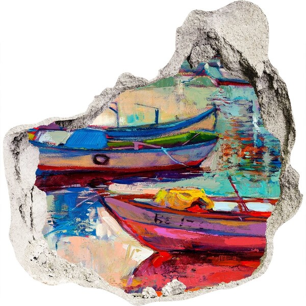 tegelstickers keuken Schilderachtige boten op het water