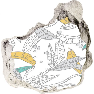 Fotoobraz dziura na ścianę Tropikalna oaza wśród betonu