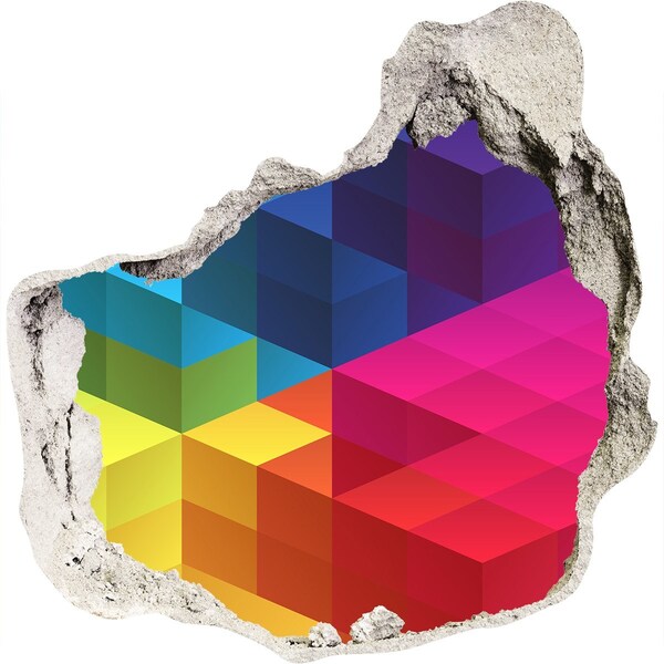 tegelstickers Kleurrijke illusie van de ruimte