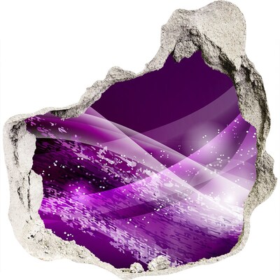 trapstickers natuur Paarse ruimte in de muur