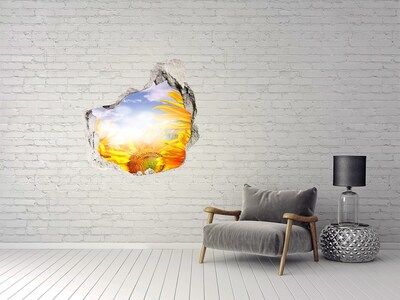 trapstickers tegels Zonnebloemen in het zonlicht