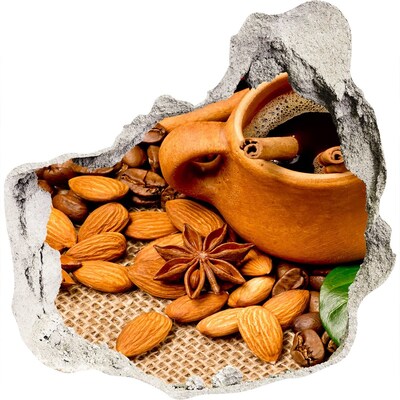 tegelstickers keuken Koffie en kruiden in een rustieke stijl.