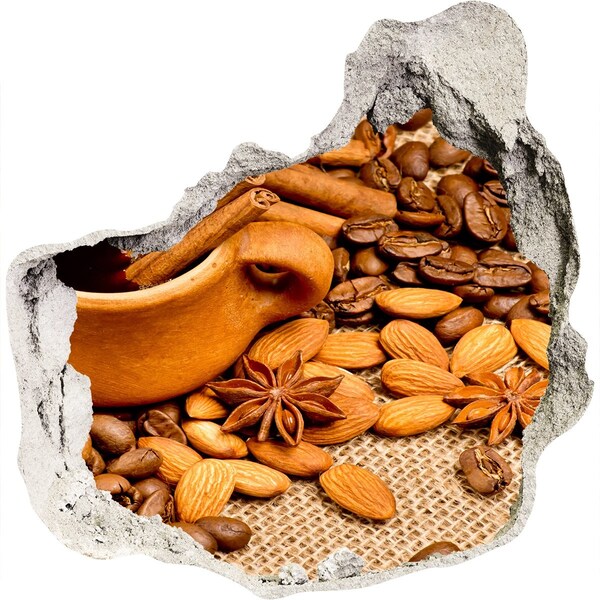 trapfolie Een koffiefestijn in een klein, onopvallend tentje.