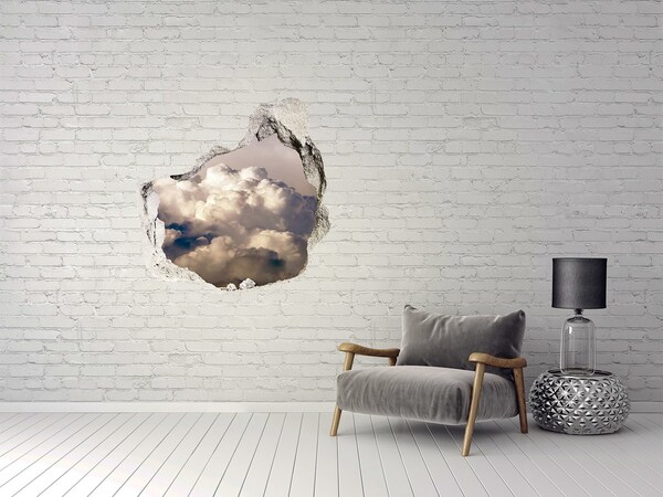 tegelstickers Wolken achter de muur