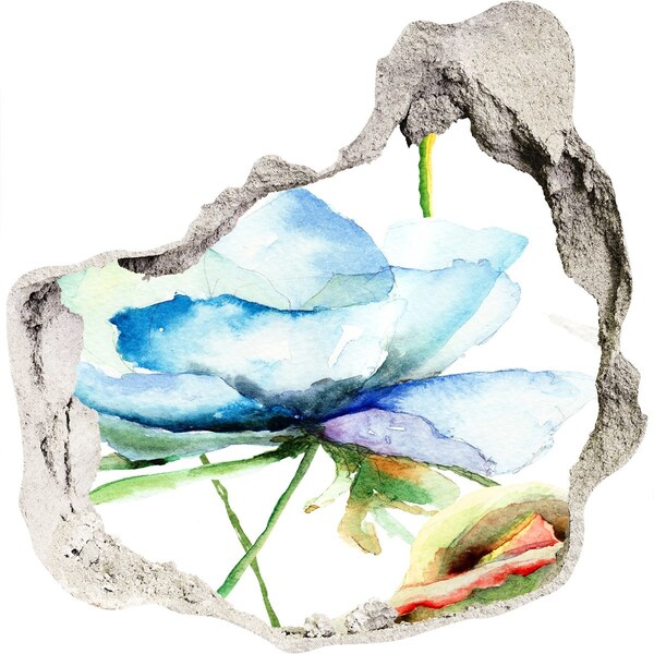 zelfklevende trapfolie Een bloemendroom in beton.