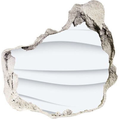 tegelstickers keuken Een gebroken muur met uitzicht op de golven.