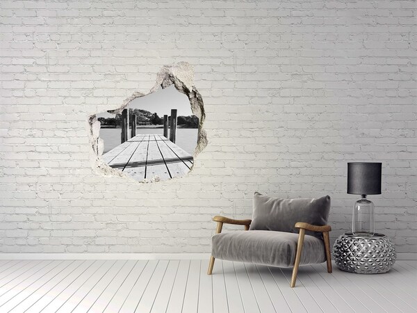 zelfklevende trapfolie Steiger aan het meer