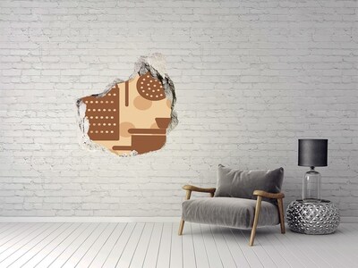 trapstickers mozaiek Interieur met een retro-thema