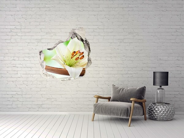 tegelstickers keuken Een bloemenparadijs in beton.