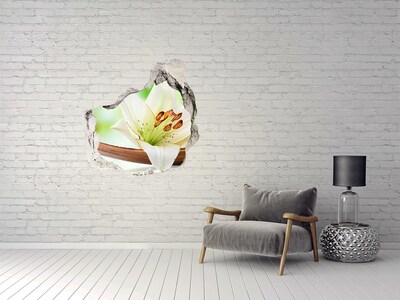 tegelstickers keuken Een bloemenparadijs in beton.