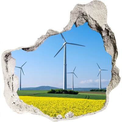 tegelstickers keuken Winderige boerderijen in groene velden