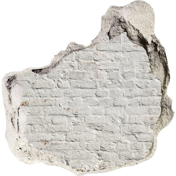 trapstickers natuur Beschadigde bakstenen muur