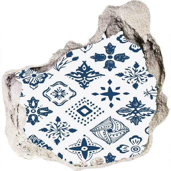 trapstickers natuur Bloemenpatronen op de muur