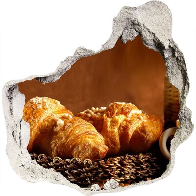 zelfklevende trapfolie Heerlijke croissants in een verborgen pareltje.