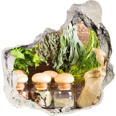 trapstickers tegels Kruidenhoekje in de keuken