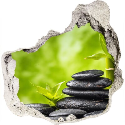 Samoprzylepna dziura naklejka Oaza spokoju z kamieniami