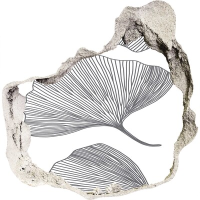 trapstickers tegels Bladeren in beton