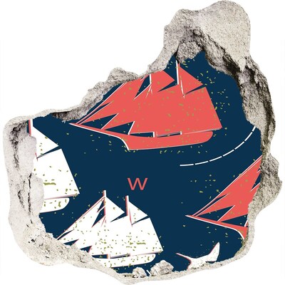 trapfolie Schepen op zee