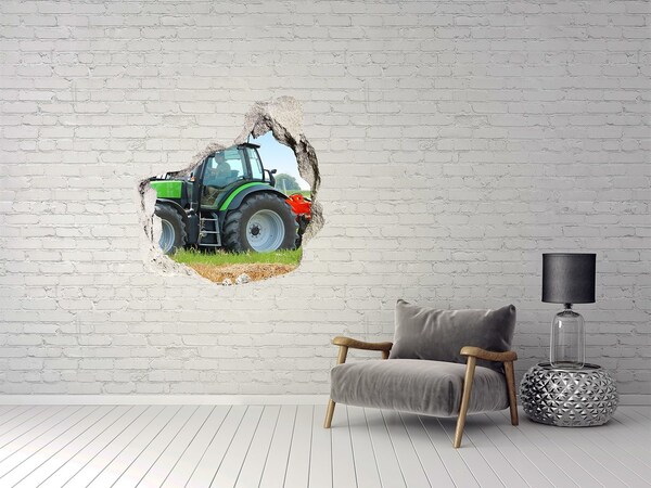 trapstickers natuur Tractor in actie