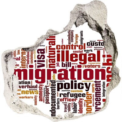 tegelstickers Migratiebeleid