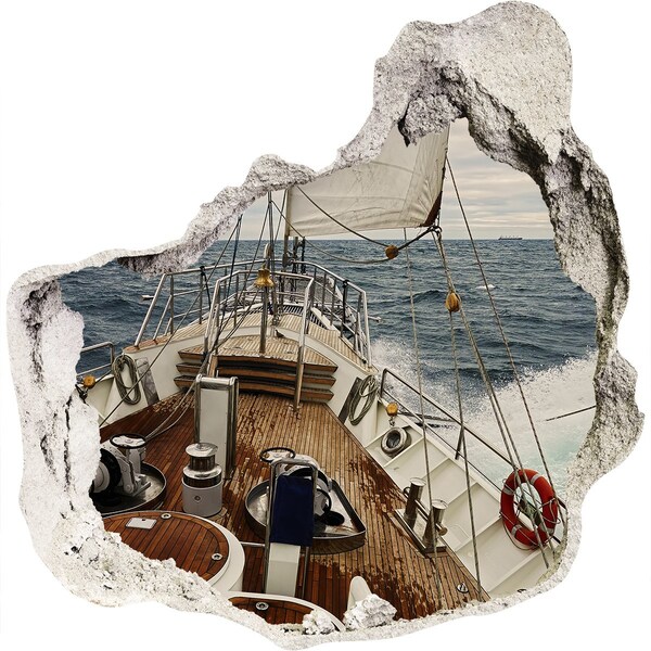 trapfolie Een jacht op zee