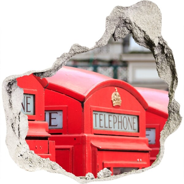 tegelstickers keuken Britse telefooncellen