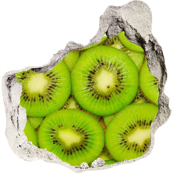 trapstickers natuur Kiwi-stukken aan de muur