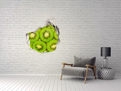 trapstickers natuur Kiwi-stukken aan de muur