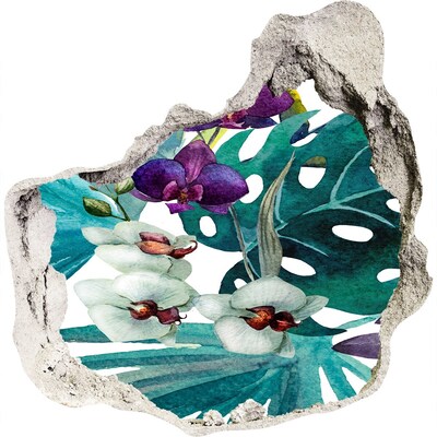 zelfklevende trapfolie Een verborgen tropische tuin