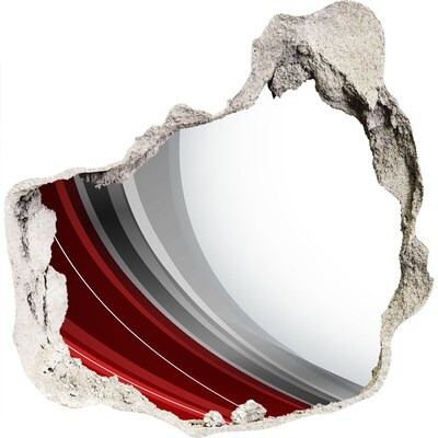 tegelstickers Een beschadigde muur met een diepte-effect.