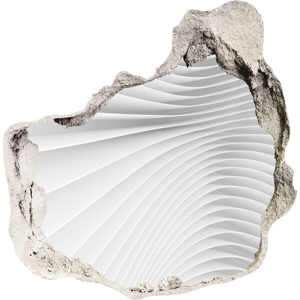 tegelstickers Gebroken muur met een spiegeleffect