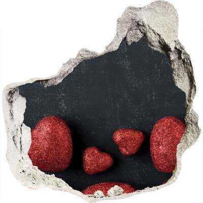 Fototapeta dziura na ścianę Serce w ruinach