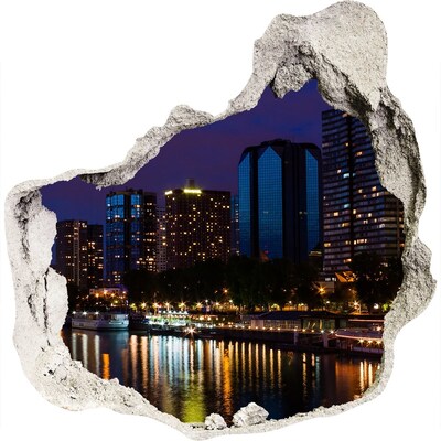 tegelstickers Nachtpanorama van de stad