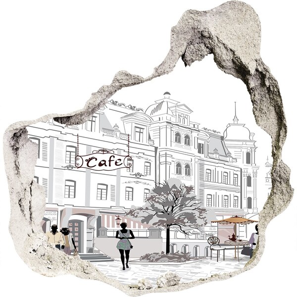 tegelstickers café in Europese stijl