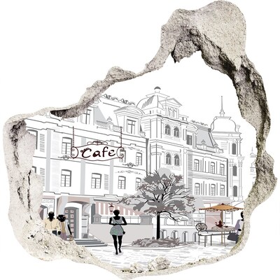 tegelstickers café in Europese stijl